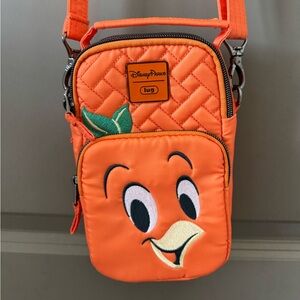 Lug Orange Crossbody Bag with Playful Design